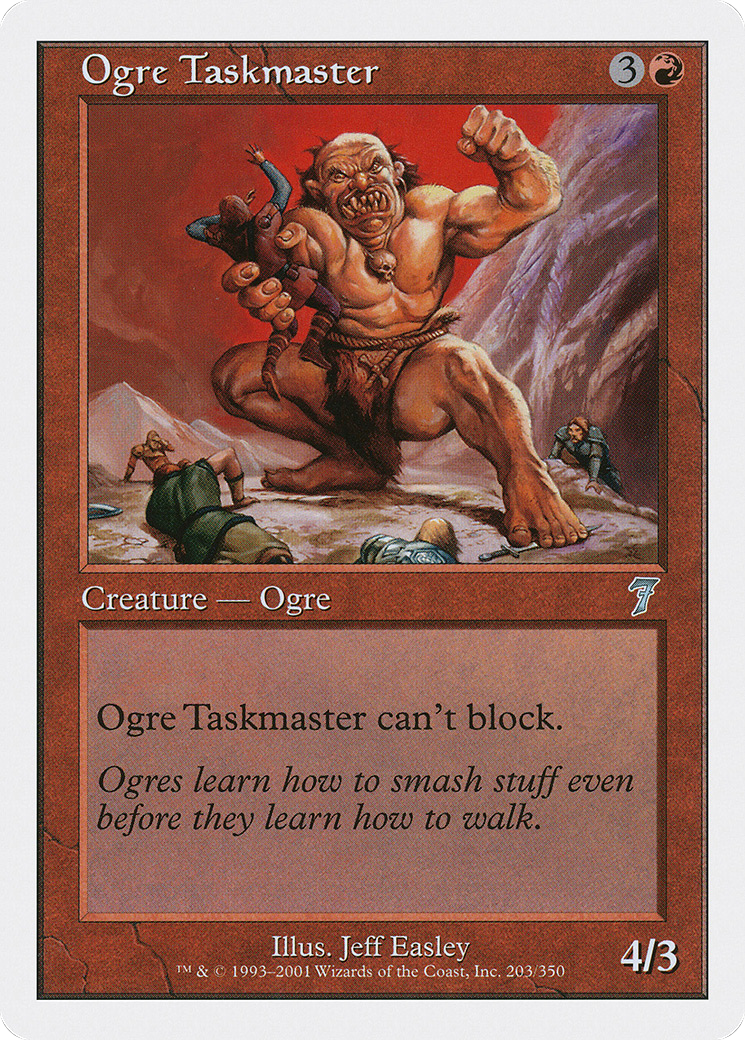 Ogre Taskmaster (7ED-203) [7th Edition]