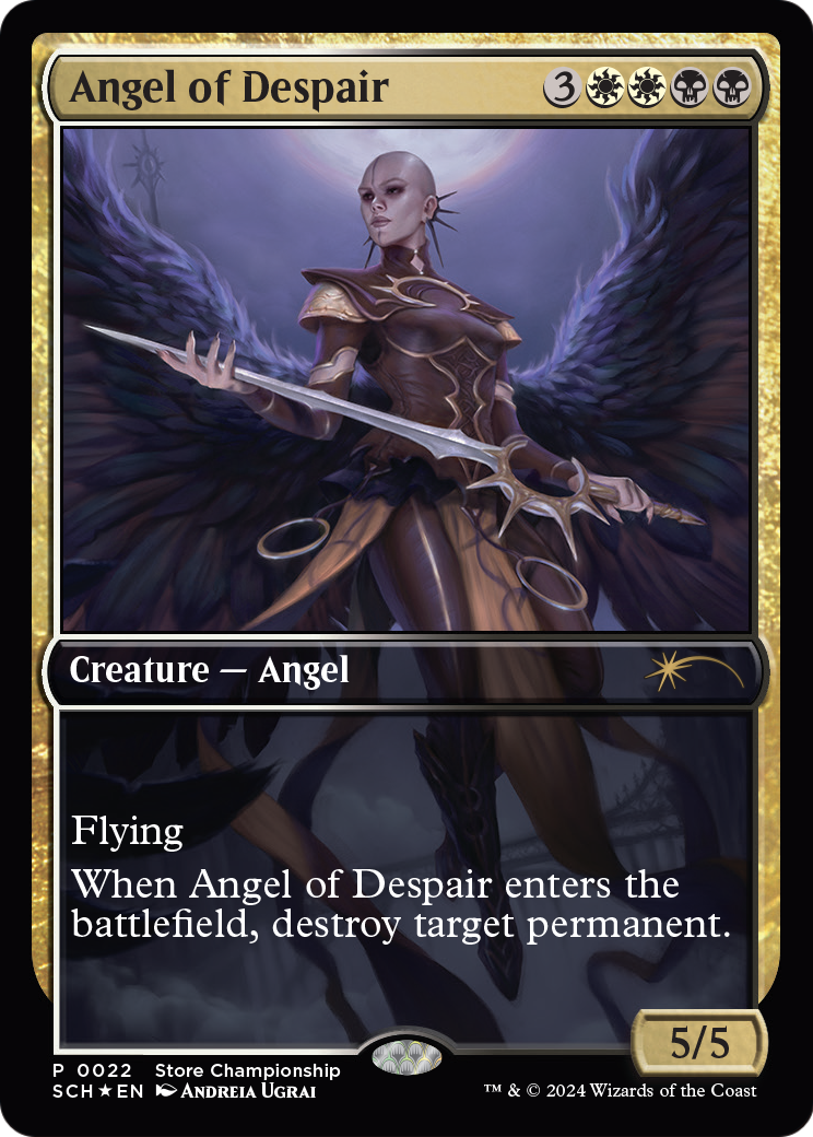 Angel of Despair (GAME-022) [Store Championships] Foil