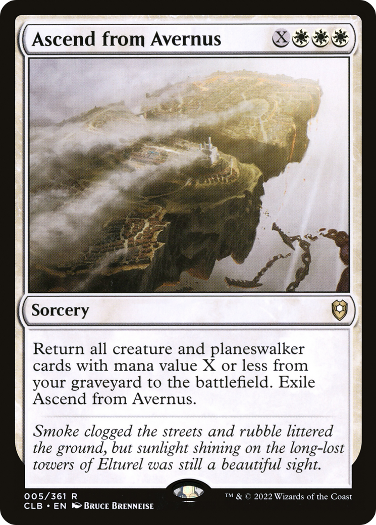 Ascend from Avernus (CLB-005) [Commander Legends: Battle for Baldur's Gate]