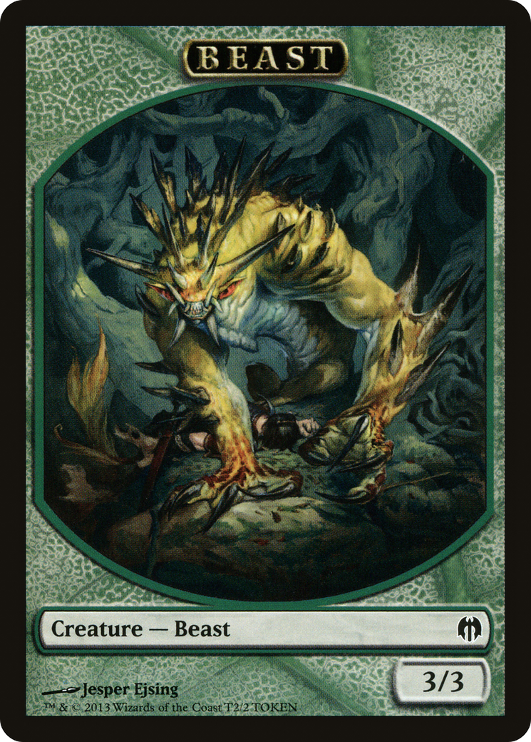 Beast Token (DDL-0T2) [Duel Decks: Heroes vs. Monsters Tokens]
