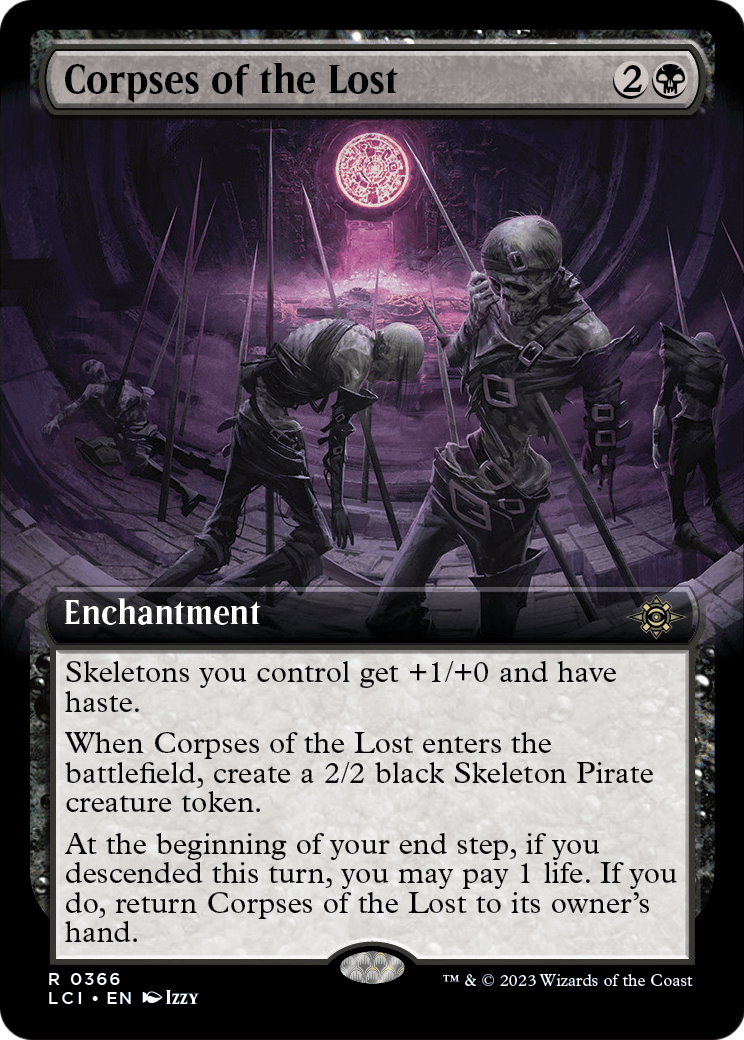 Corpses of the Lost (Extended Art) (LCI-366) [The Lost Caverns of Ixalan] Foil
