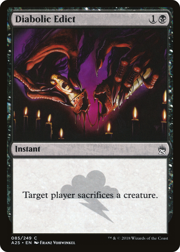 Diabolic Edict (A25-085) [Masters 25] Foil