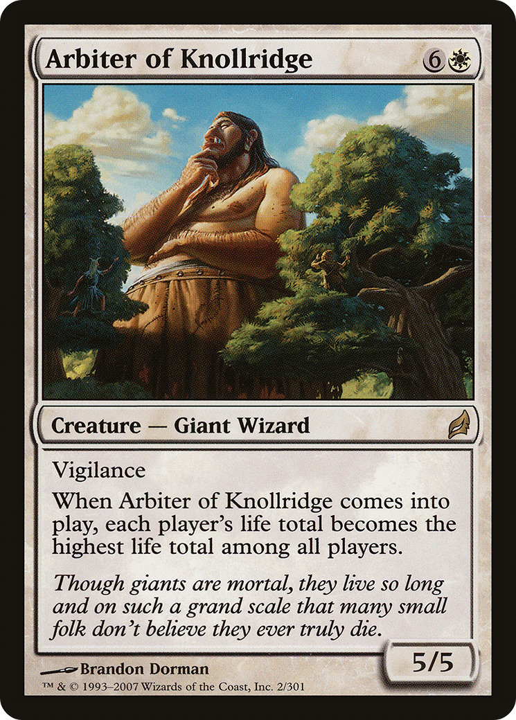 Arbiter of Knollridge (LRW-002) [Lorwyn] Foil