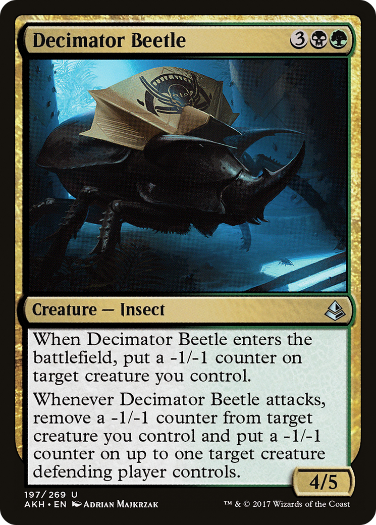 Decimator Beetle (AKH-197) [Amonkhet] Foil