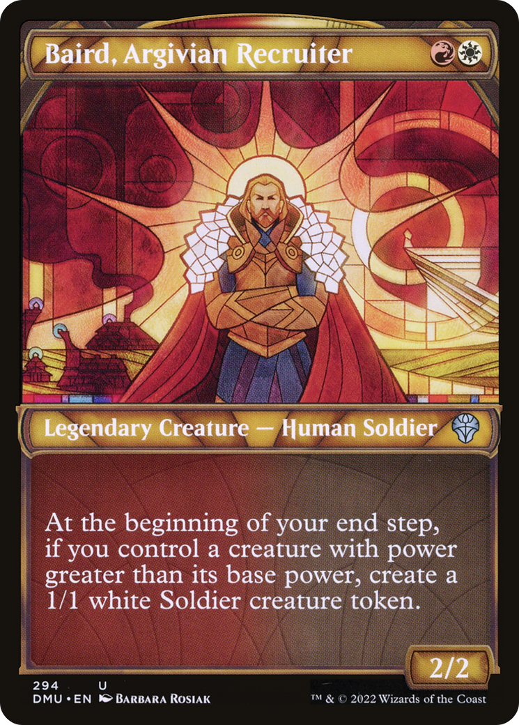 Baird, Argivian Recruiter (Showcase) (DMU-294) [Dominaria United] Foil