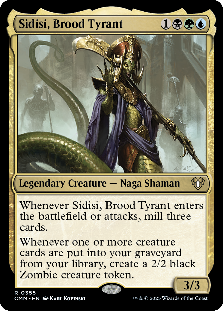 Sidisi, Brood Tyrant (CMM-355) [Commander Masters]