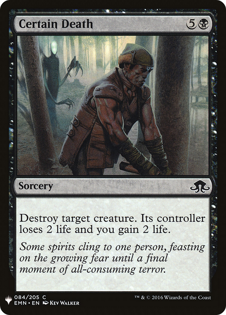 Certain Death (LIST-EMN-84) [The List]
