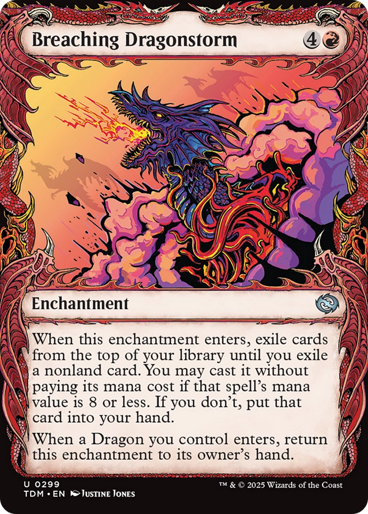 Breaching Dragonstorm (Showcase) (TDM-299) [Tarkir: Dragonstorm]