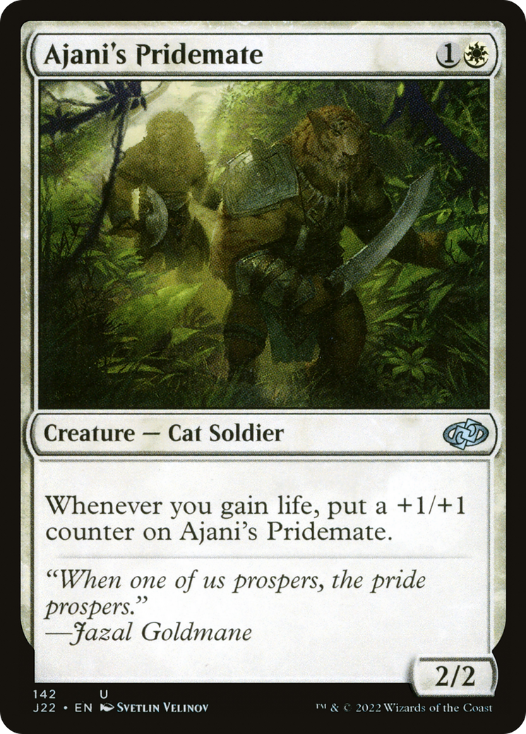 Ajani's Pridemate (J22-142) [Jumpstart 2022]