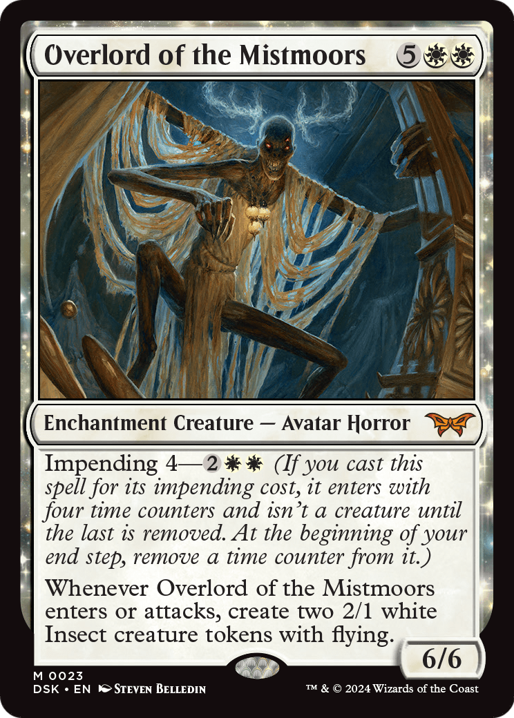 Overlord of the Mistmoors (DSK-023) [Duskmourn: House of Horror] Foil