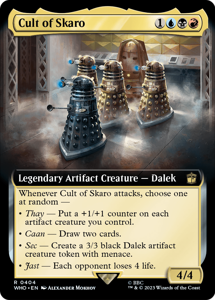 Cult of Skaro (Extended Art) (WHO-404) [Doctor Who]