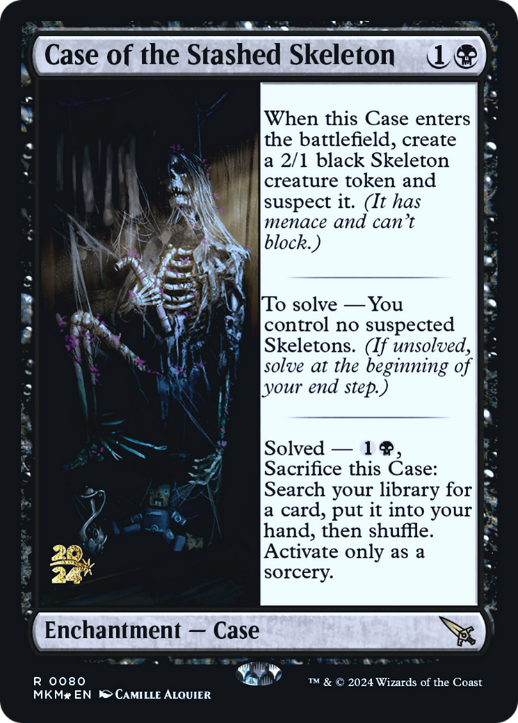 Case of the Stashed Skeleton (PRE-080) [Murders at Karlov Manor Promos] Foil