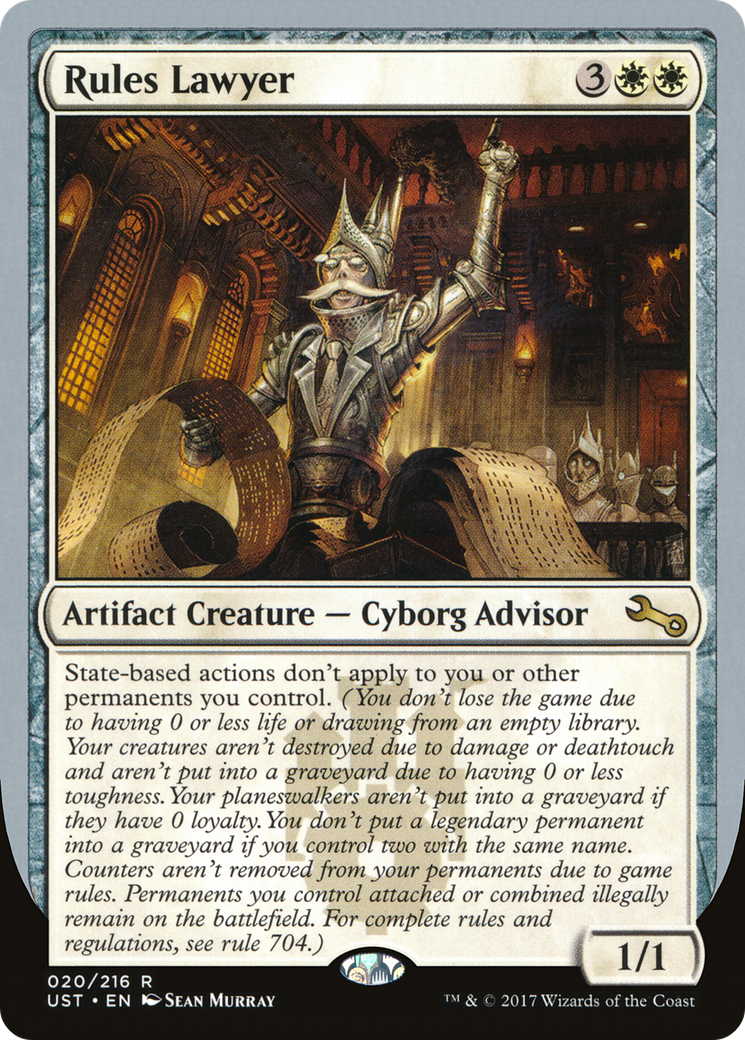 Rules Lawyer (UST-020) [Unstable] Foil