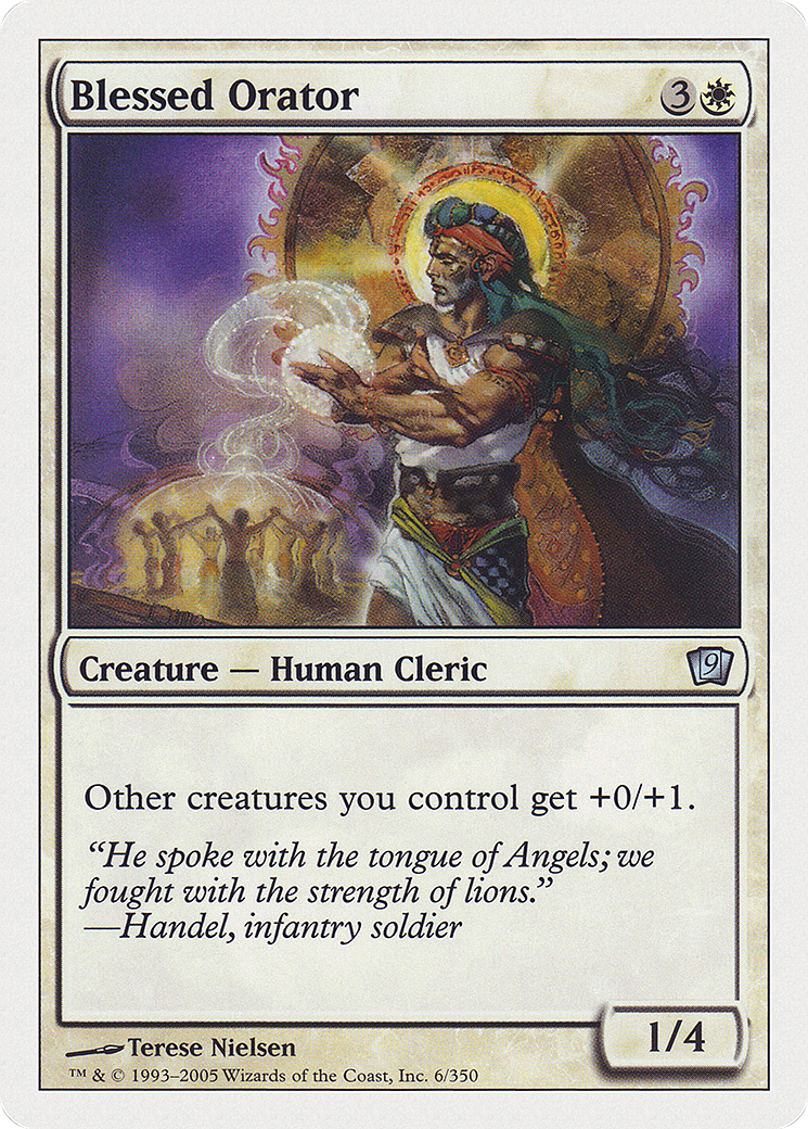 Blessed Orator (9ED-006) [9th Edition] Foil