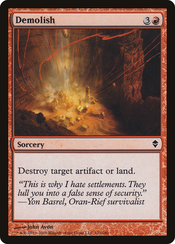 Demolish (ZEN-121) [Zendikar]