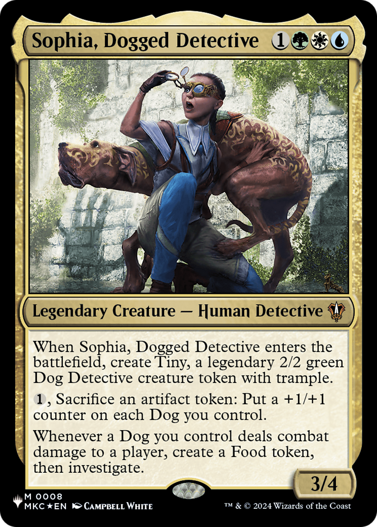 Sophia, Dogged Detective (LIST-MKC-8) [The List]