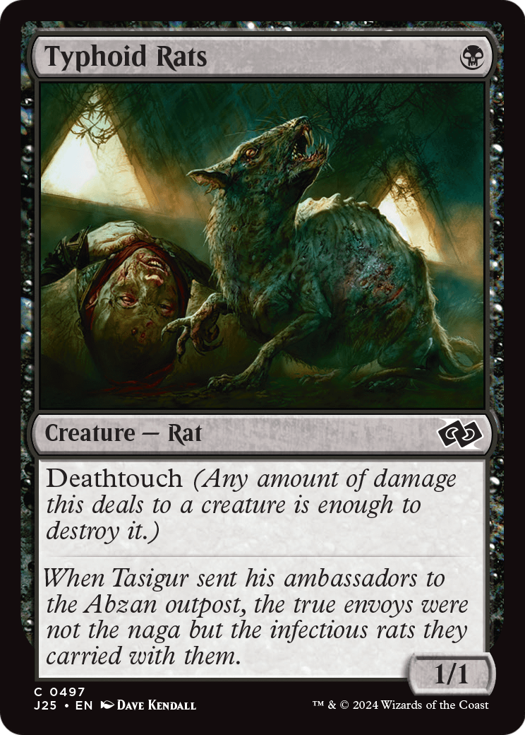 Typhoid Rats (J25-497) [Foundations Jumpstart]