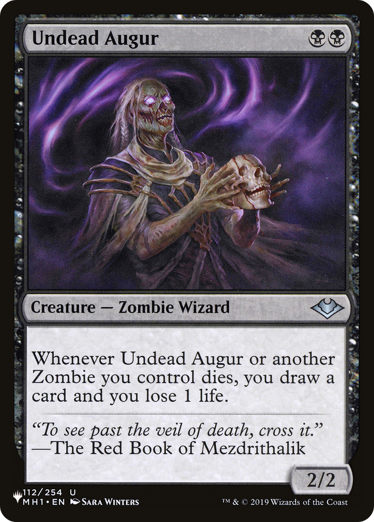 Undead Augur (LIST-MH1-112) [The List]