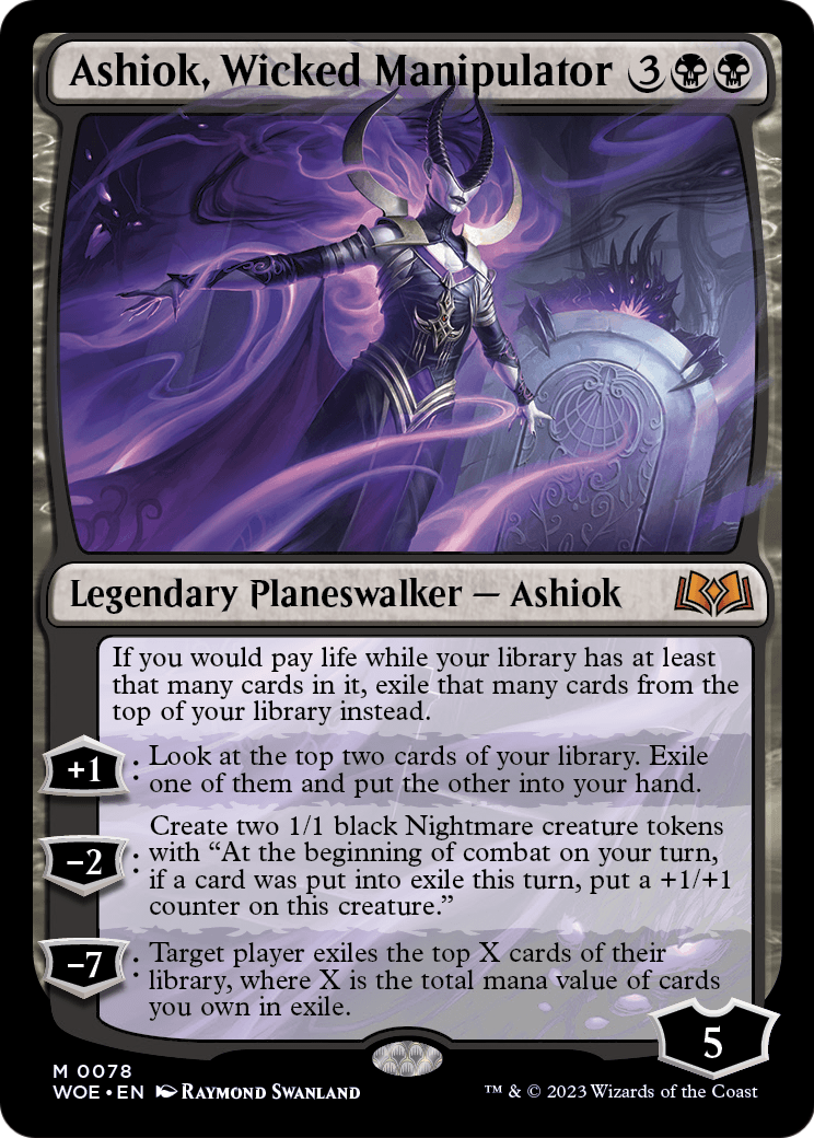 Ashiok, Wicked Manipulator (WOE-078) [Wilds of Eldraine] Foil