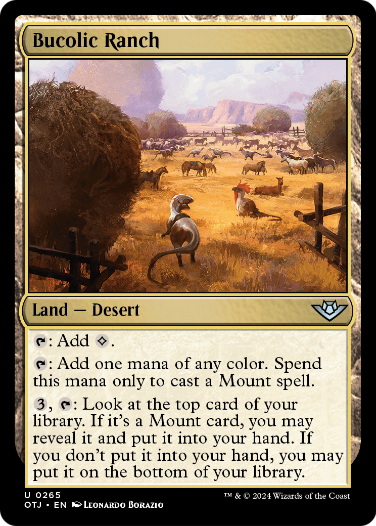 Bucolic Ranch (OTJ-265) [Outlaws of Thunder Junction]