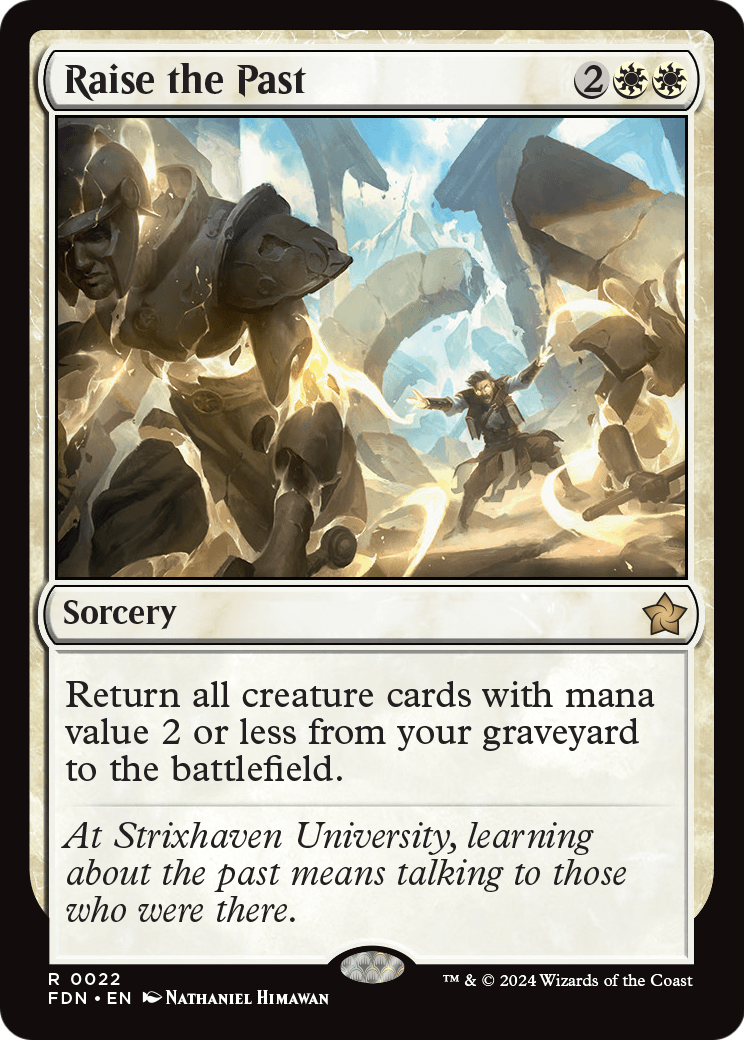 Raise the Past (FDN-022) [Foundations] Foil
