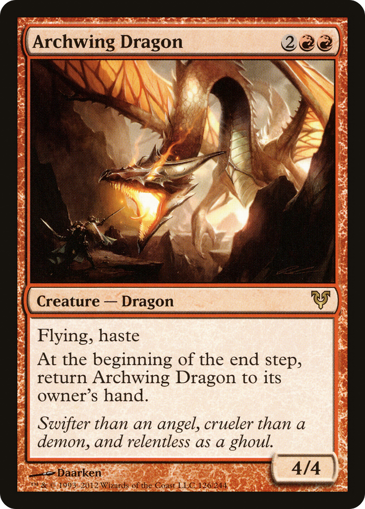 Archwing Dragon (AVR-126) [Avacyn Restored] Foil