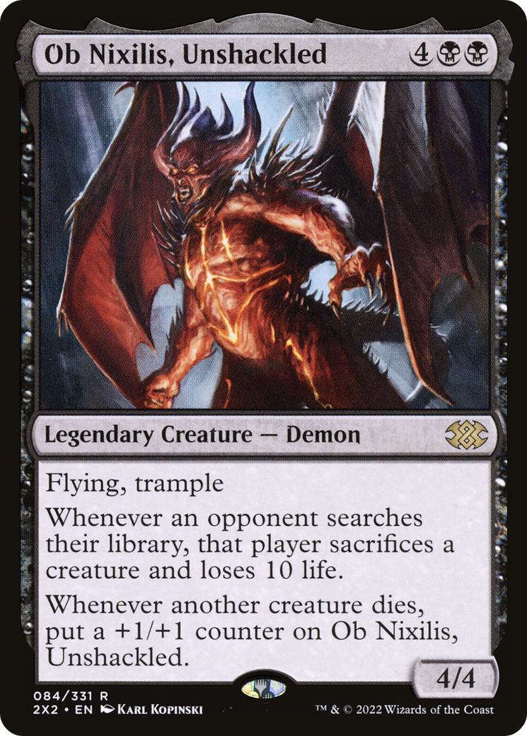 Ob Nixilis, Unshackled (2X2-084) [Double Masters 2022] Foil