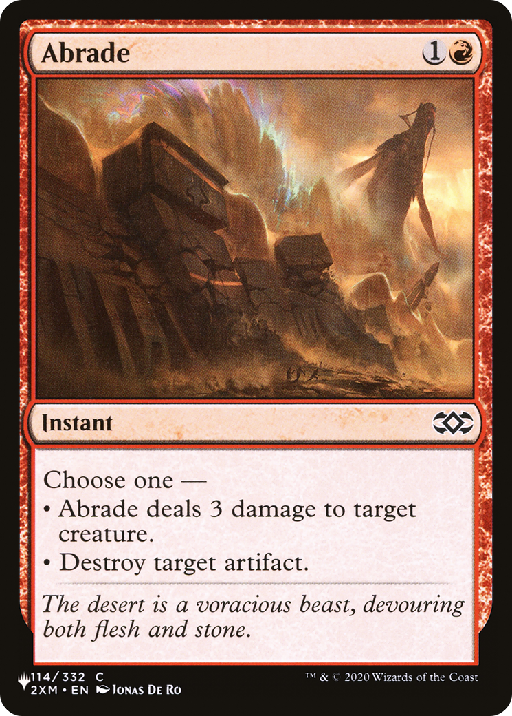 Abrade (LIST-2XM-114) [The List]
