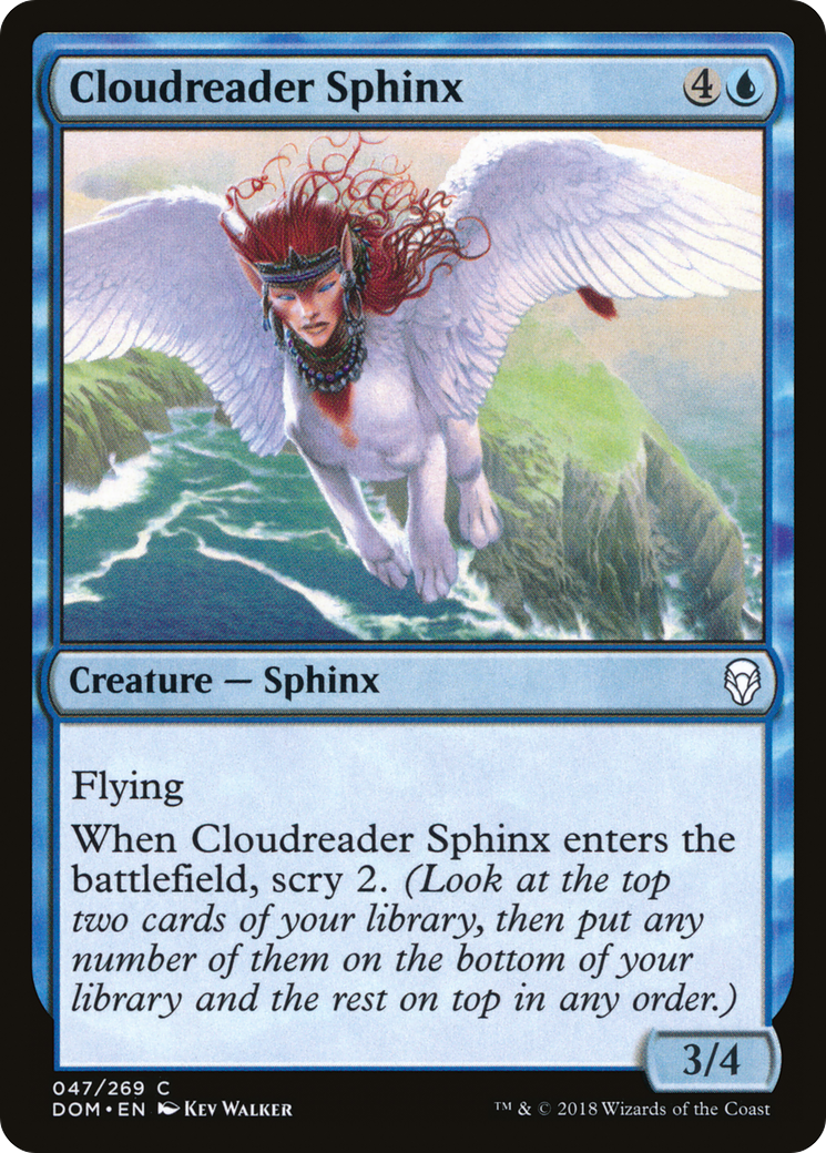 Cloudreader Sphinx (DOM-047) [Dominaria] Foil