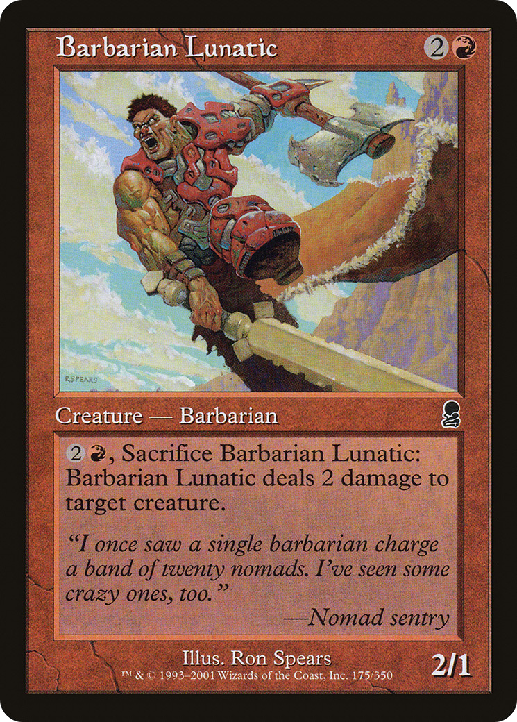 Barbarian Lunatic (ODY-175) [Odyssey]