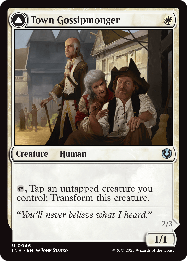 Town Gossipmonger (INR-046) [Innistrad Remastered]
