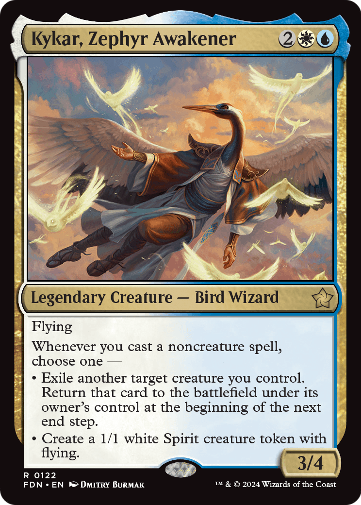 Kykar, Zephyr Awakener (FDN-122) [Foundations] Foil