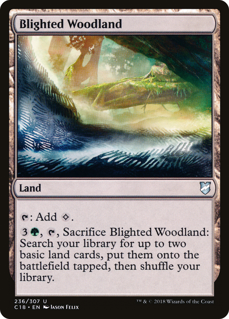 Blighted Woodland (C18-236) [Commander 2018]