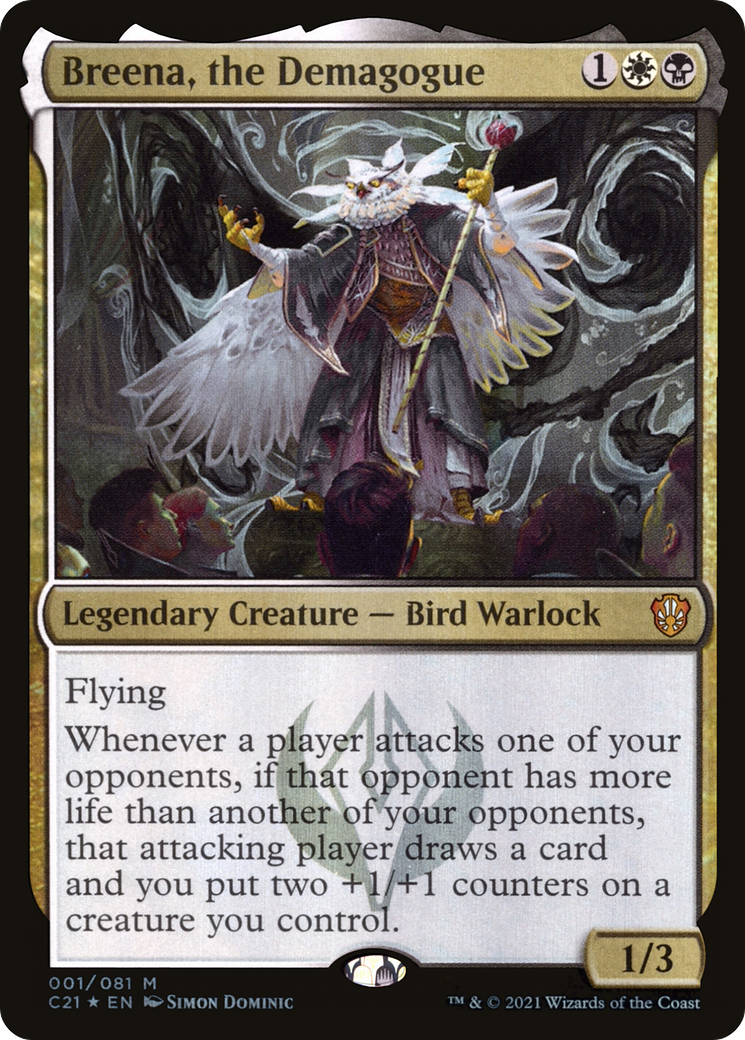 Breena, the Demagogue (C21-001) [Commander 2021] Foil