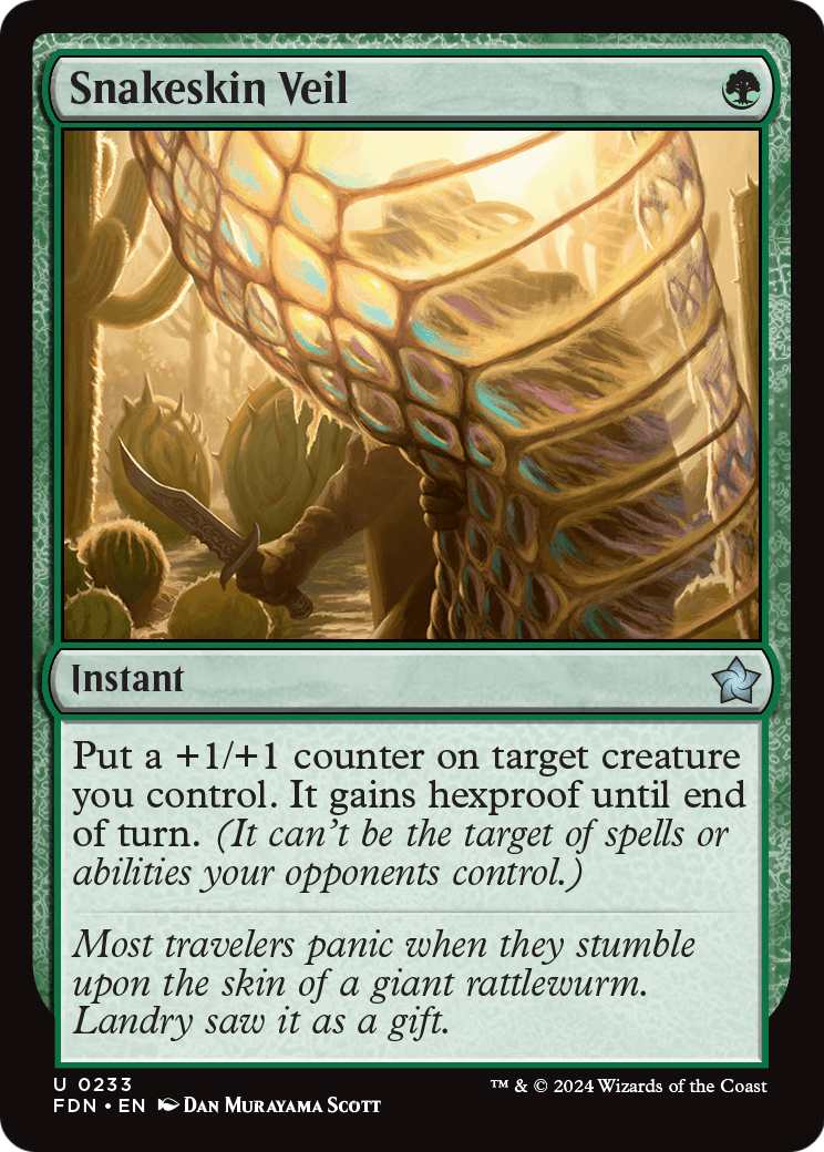 Snakeskin Veil (FDN-233) [Foundations]