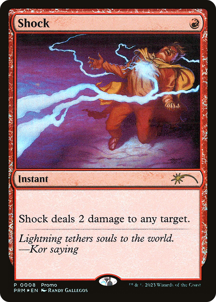 Shock (Graphic Novel Insert) (MEDIA-008) [Media and Collaboration Promos] Foil