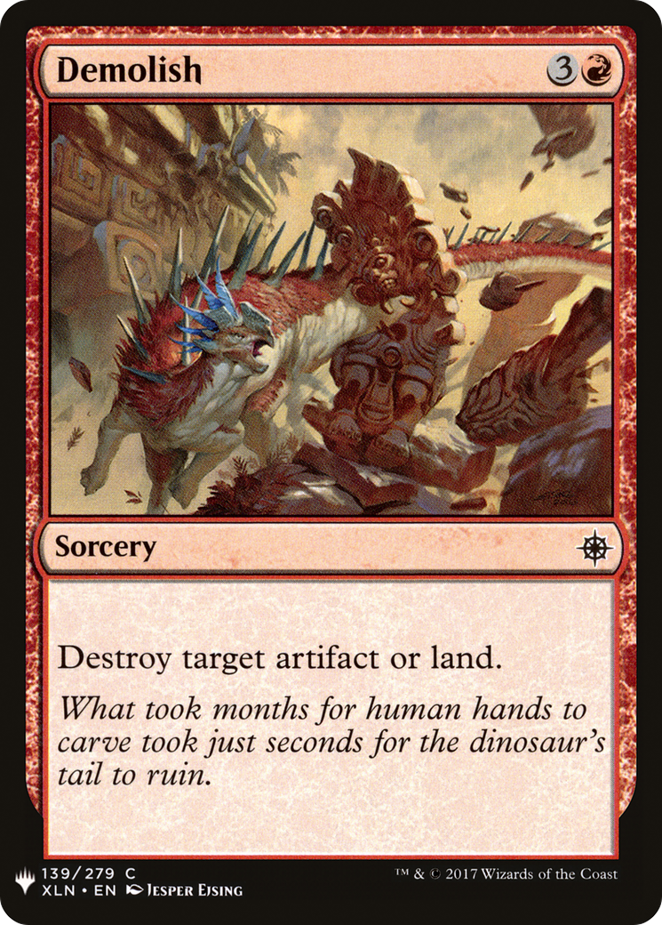 Demolish (LIST-XLN-139) [The List]