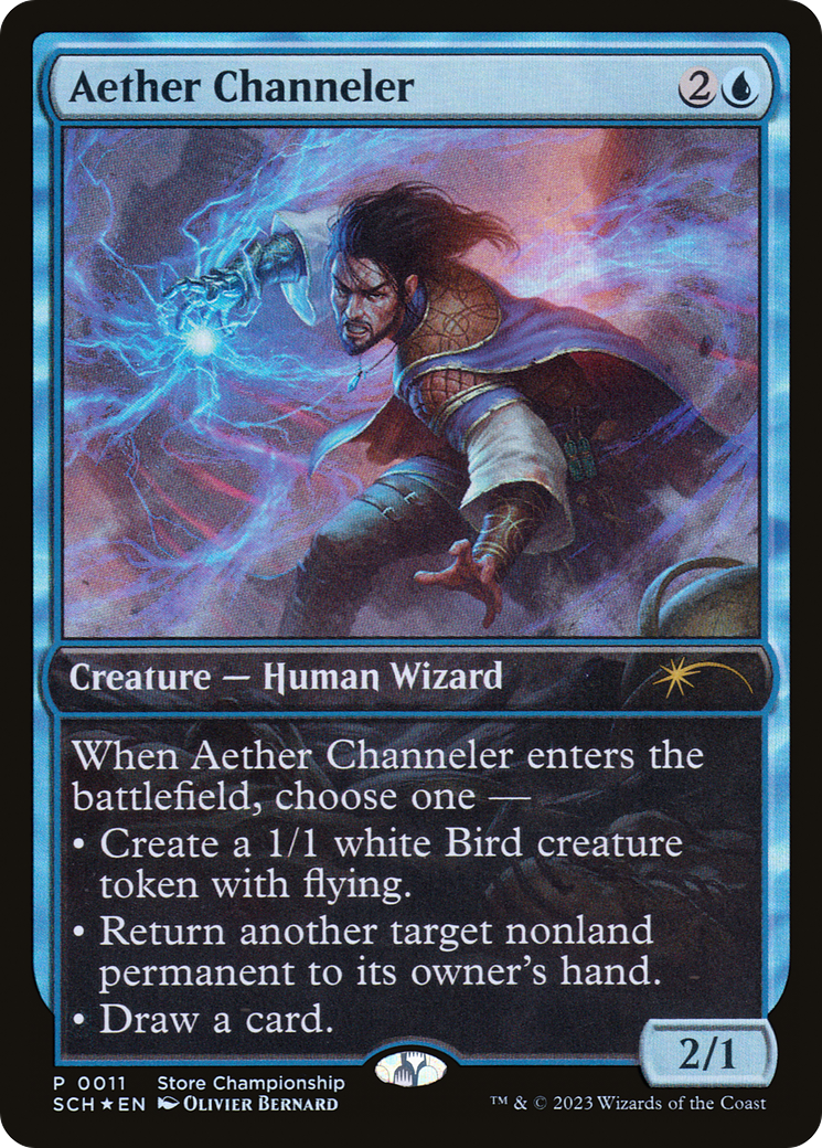 Aether Channeler (GAME-011) [Store Championships] Foil
