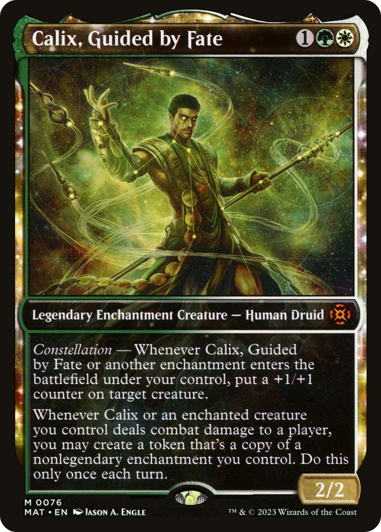 Calix, Guided by Fate (Showcase) (MAT-076) [March of the Machine: The Aftermath]