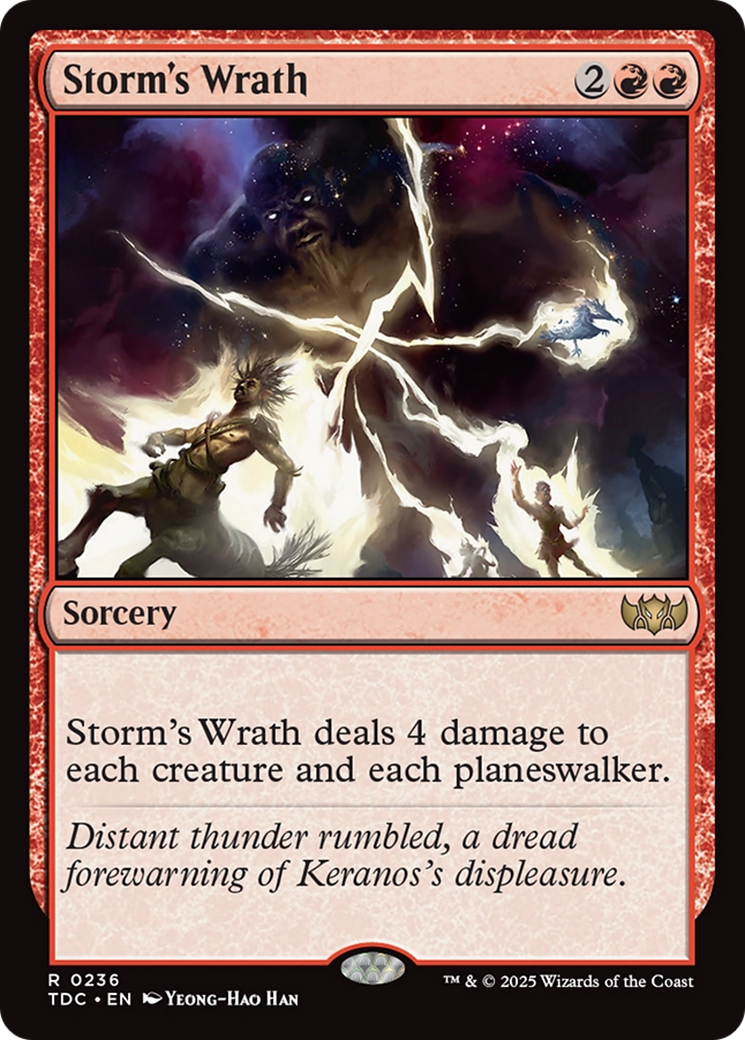Storm's Wrath (TDC-236) [Commander: Tarkir: Dragonstorm]