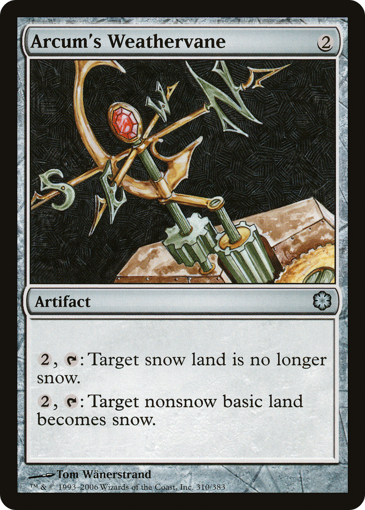 Arcum's Weathervane (CTD-310) [Coldsnap Theme Decks]