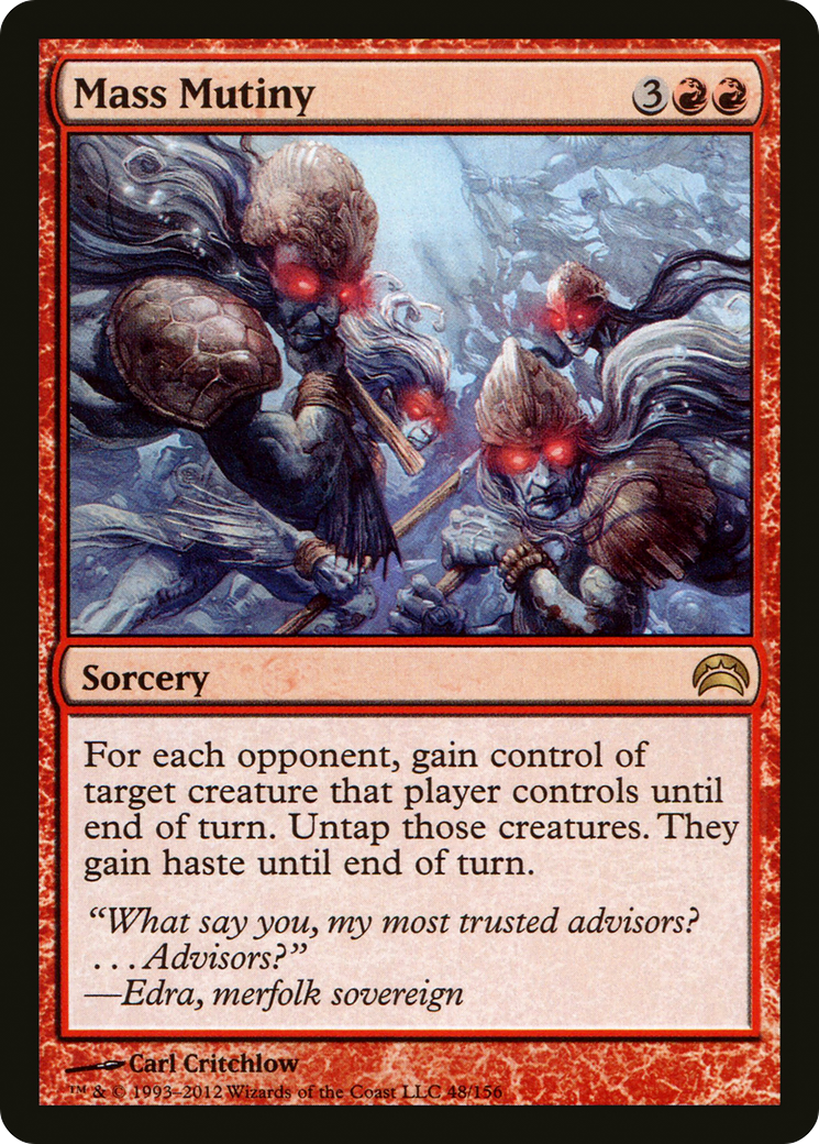 Mass Mutiny (PC2-048) [Planechase 2012]