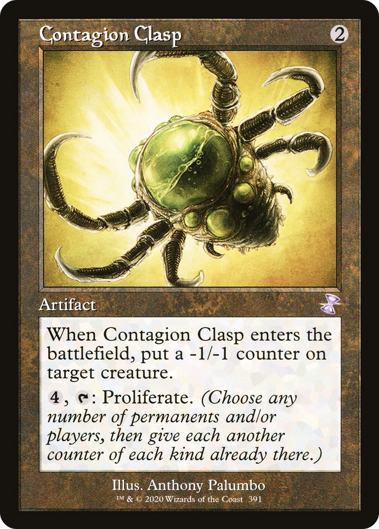 Contagion Clasp (TSR-391) [Time Spiral Remastered] Foil
