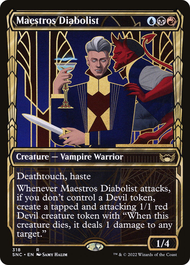 Maestros Diabolist (Showcase) (SNC-318) [Streets of New Capenna]