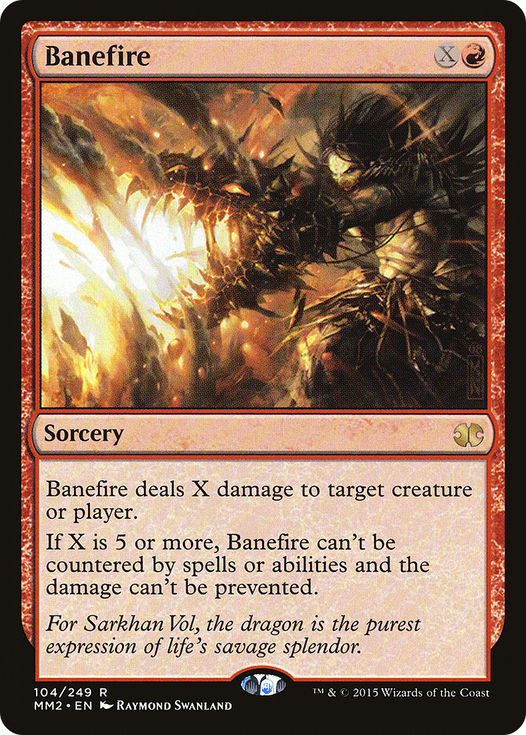 Banefire (MM2-104) [Modern Masters 2015] Foil