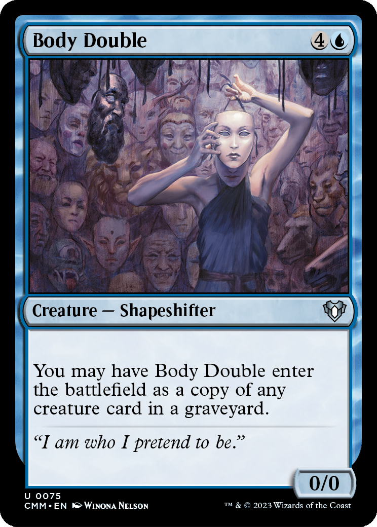 Body Double (CMM-075) [Commander Masters] Foil