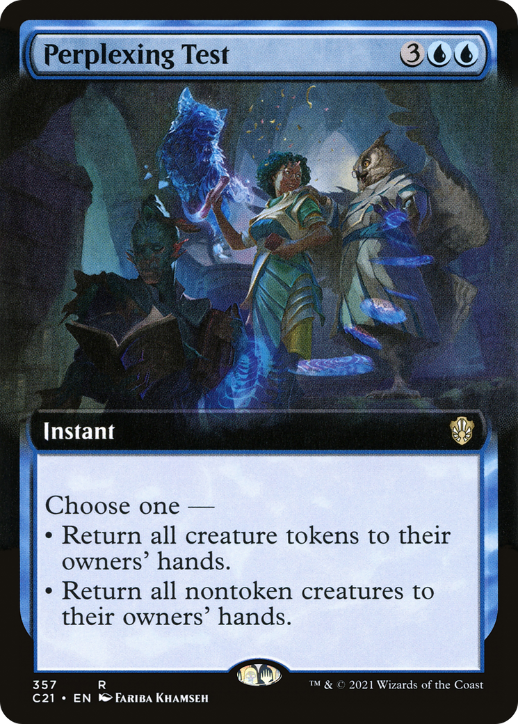 Perplexing Test (Extended Art) (C21-357) [Commander 2021]