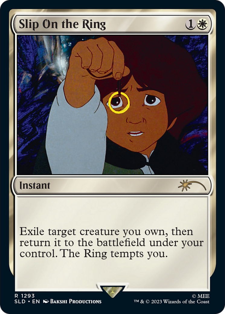Slip on the Ring (SLD-1293) [Secret Lair Drop] Foil