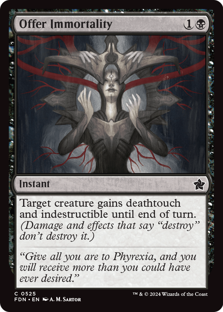 Offer Immortality (FDN-525) [Foundations]