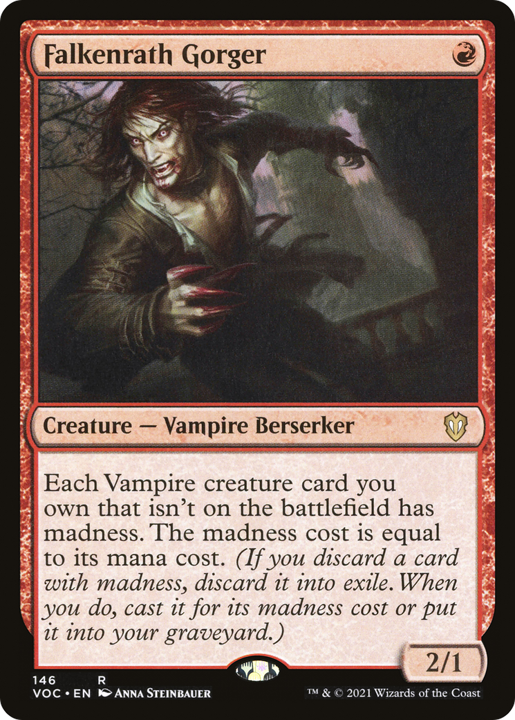 Falkenrath Gorger (VOC-146) [Crimson Vow Commander]